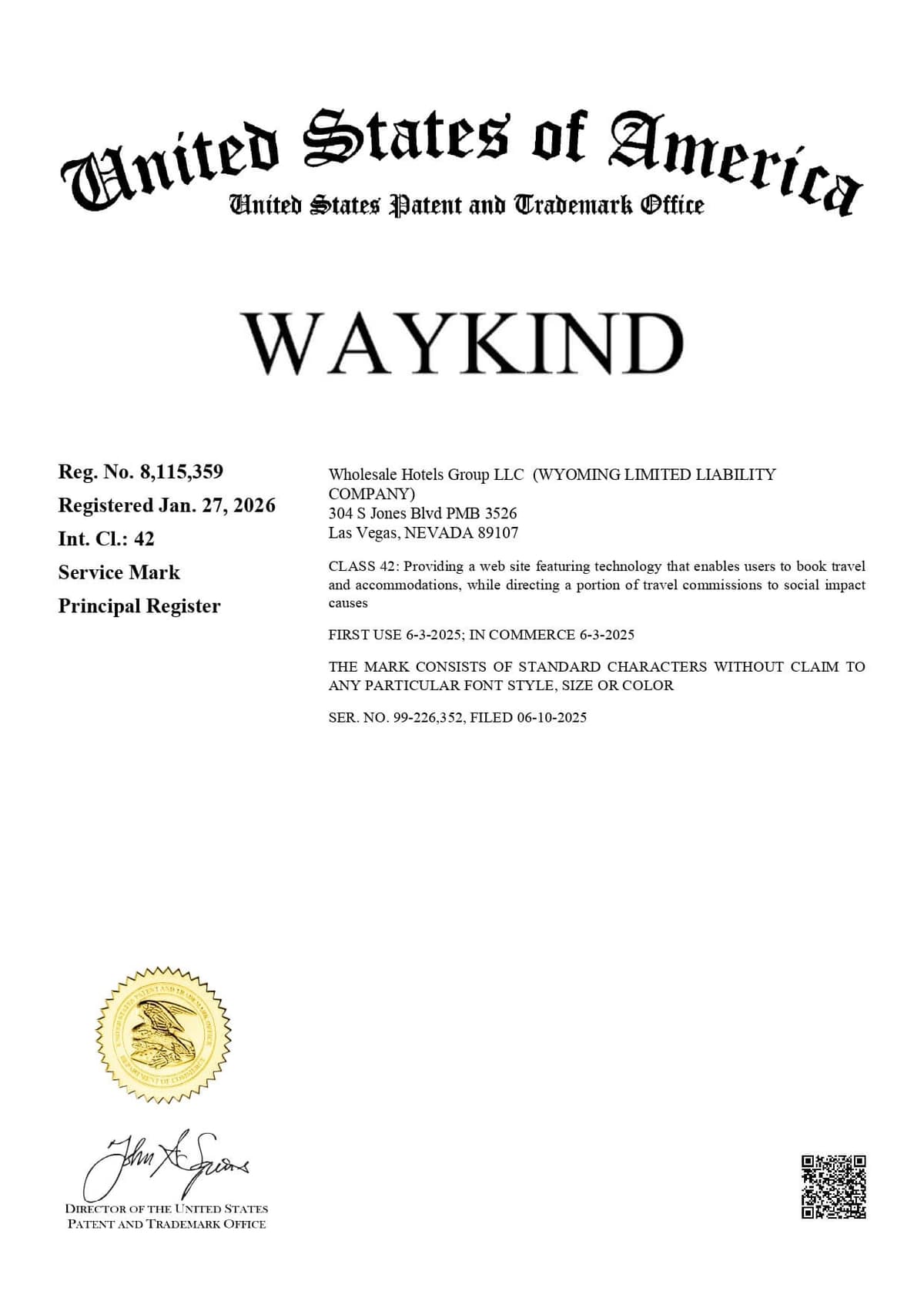 US Trademark